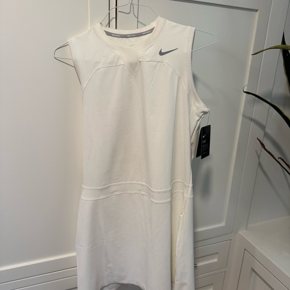 Nike Women's Ivory Sleeveless Mini Dress
